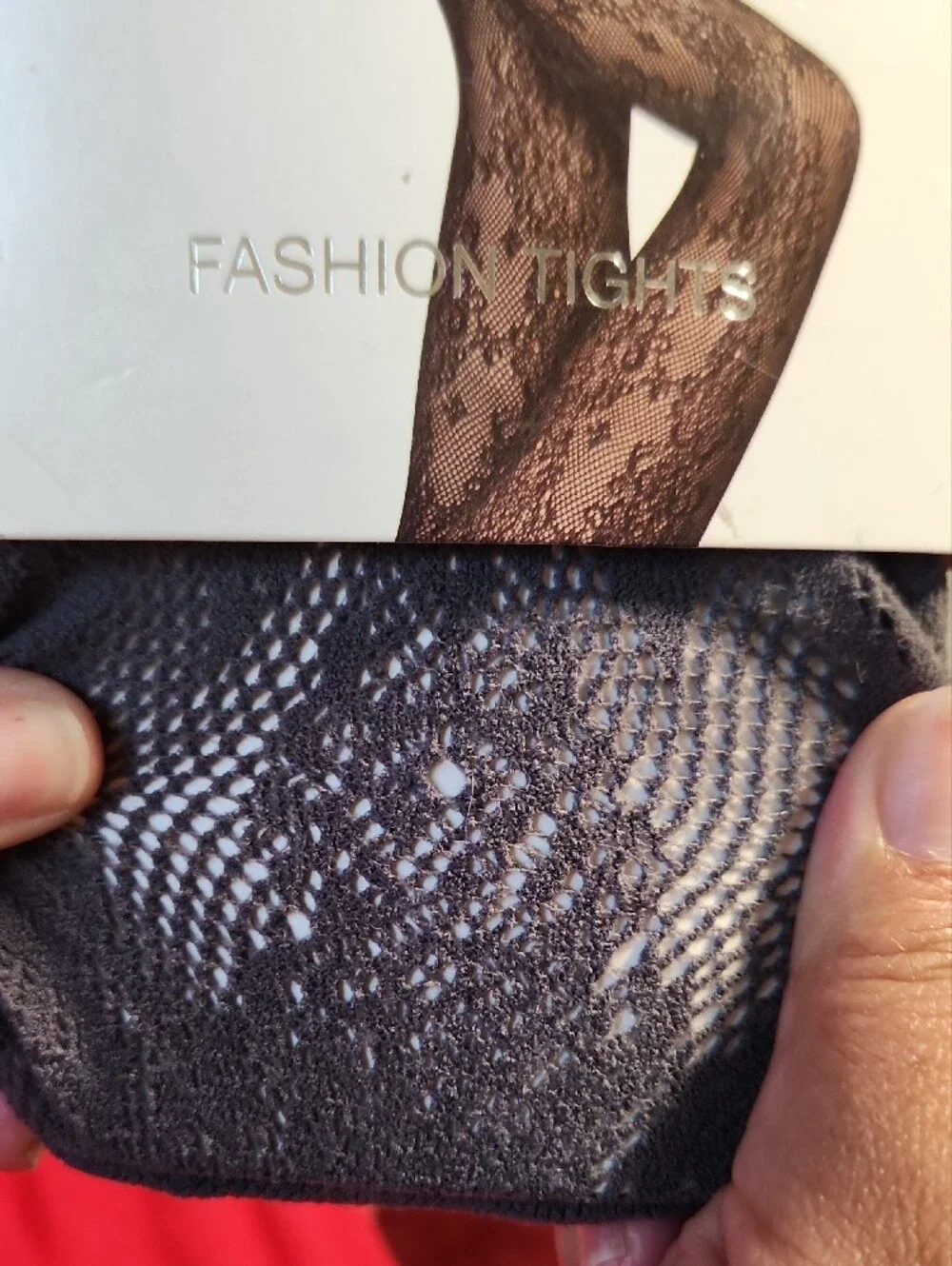 Jessica Simpson Gray Patterned Hosiery Packaging